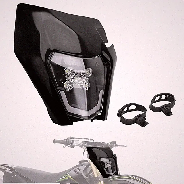 15-25W 13000lm LED Dirt Bike Headlight Kit Pit Bike LED Light 125cc 250cc