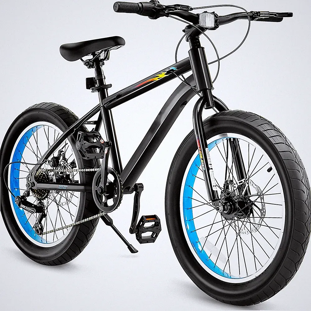 20" Mountain Bike MTB Bicycle Shimano 7 Speed Carbon Steel Dual Disc Brakes