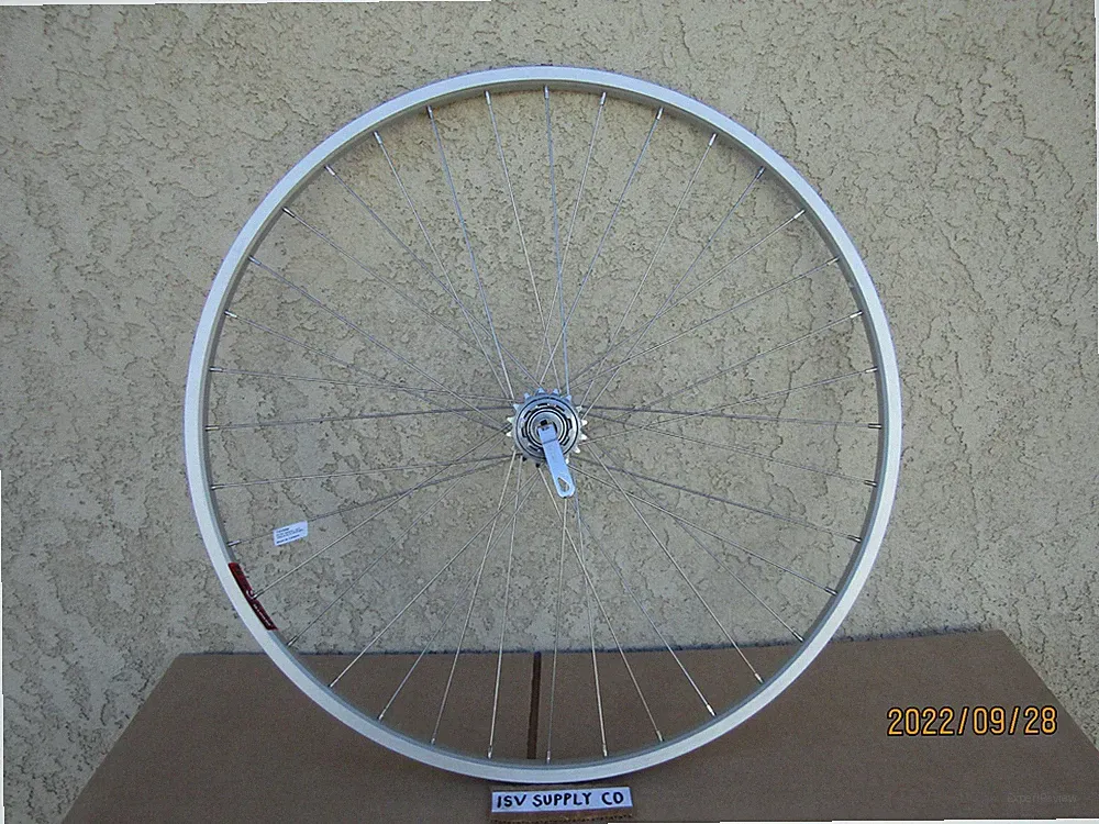 700 X 25 C ALLOY ROAD OR FIXIE SINGLE SPEED BICYCLE REAR WHEEL QUICK RELEASE