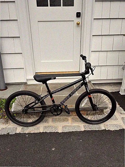 Black 17.5 inch Free Agent Champ Bmx Bike