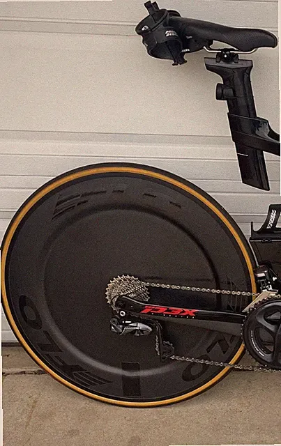 FLO Carbon Rear Disc Wheel – Disc Brake – Triathlon / TT – Excellent Condition