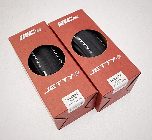 Irc Jetty Plus Road Cx Biking Foldable Clincher Tires 700CX25C 2PCS Tyres Black