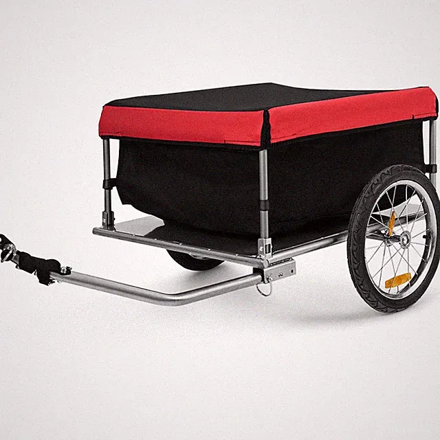 IRONMAX Bike Cargo Luggage Trailer Quick Release Wheels Folding Sturdy Frame
