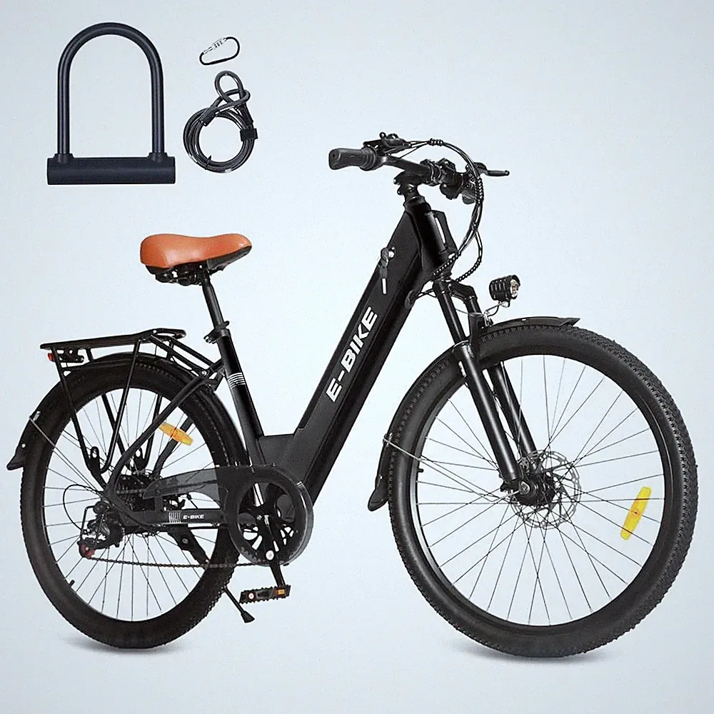 New 26" Electric Bike Bicycle 25Mph City Commuter Tire Mountain Bikes Adults
