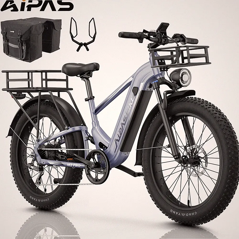 NEW 36MPH 26" FAT TIRE ADULTS ELECTRIC BIKE 1800W 48V 17.5AH MOUNTAIN EBIKE US