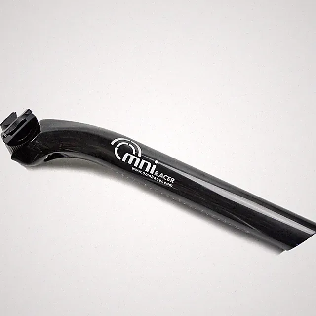 OMNI Racer WORLD'S LIGHTEST Carbon Fiber Seatpost 25mm Setback- 149g: 27.2x250mm
