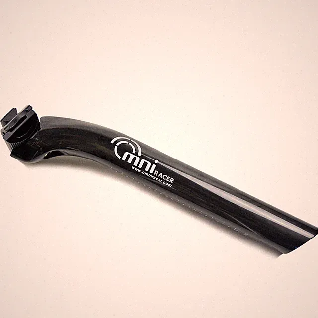 OMNI Racer WORLDS LIGHTEST Carbon Fiber 25mm Setback Seatpost 190g 31.6x350mm