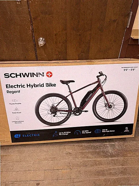 SCHWINN REGENT 27.5" ADULT HYBRID BIKE - DARK RED - NEW (LOCAL PICKUP, MA)
